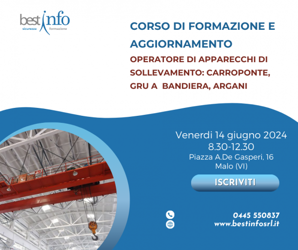 OPERATORE DI APPARECCHI DI SOLLEVAMENTO